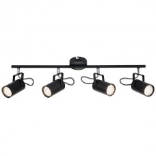 Φωτιστικό Σποτ 4xGU10 230V Μαύρο 955IZZY4/BL